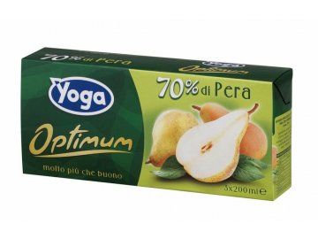 Yoga hruškový džus bez koncentrátu 3×200 ml (70 % ovoce)